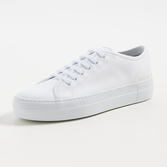 COMMON PROJECTS Women's Tournament Leather Sneakers 38 - Picture 6 of 12